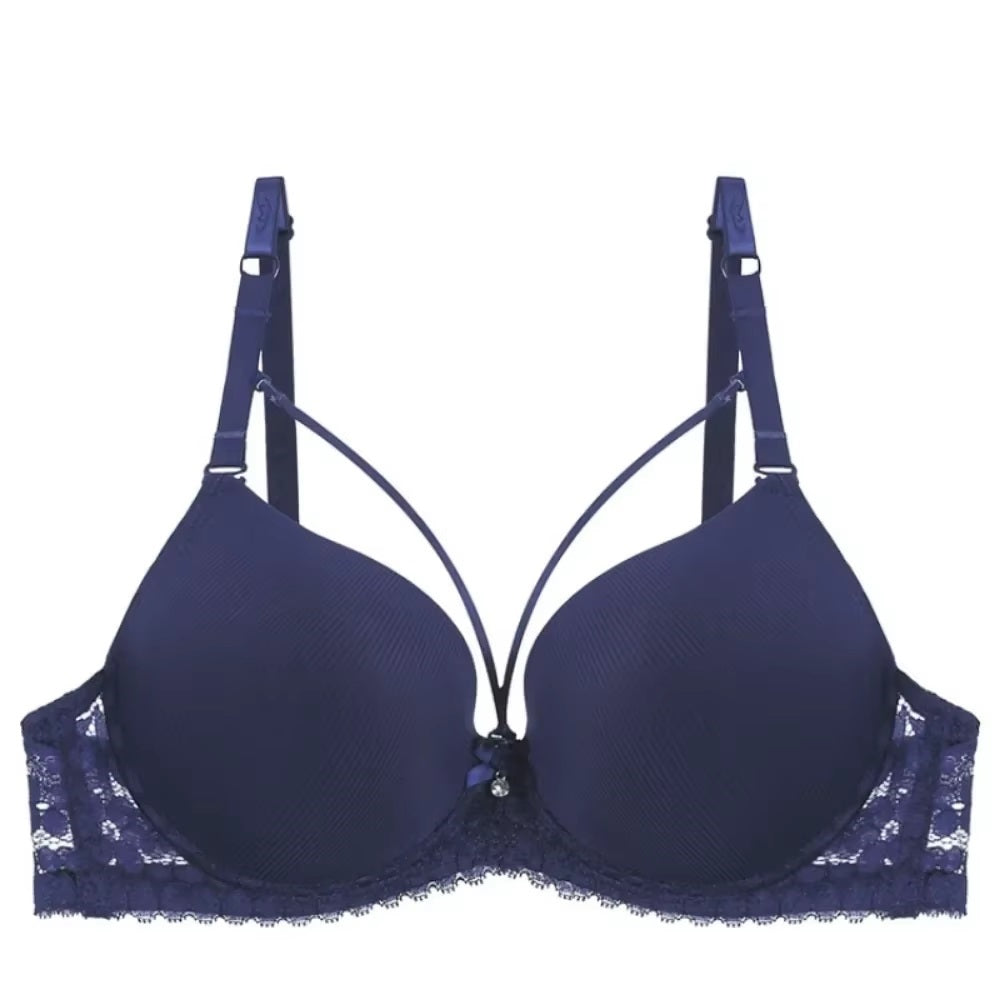 Luxury Lace Plus Size Seamless and Breathable Underwire Bra