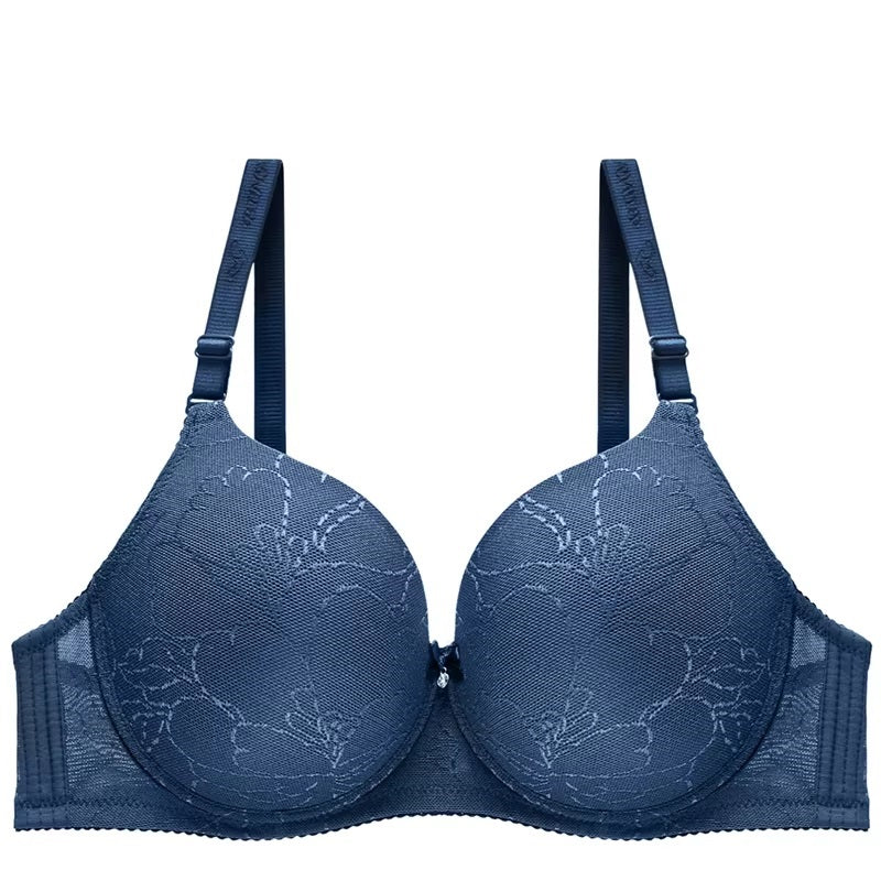Plus Size D Cup Seamless Push-Up Bra