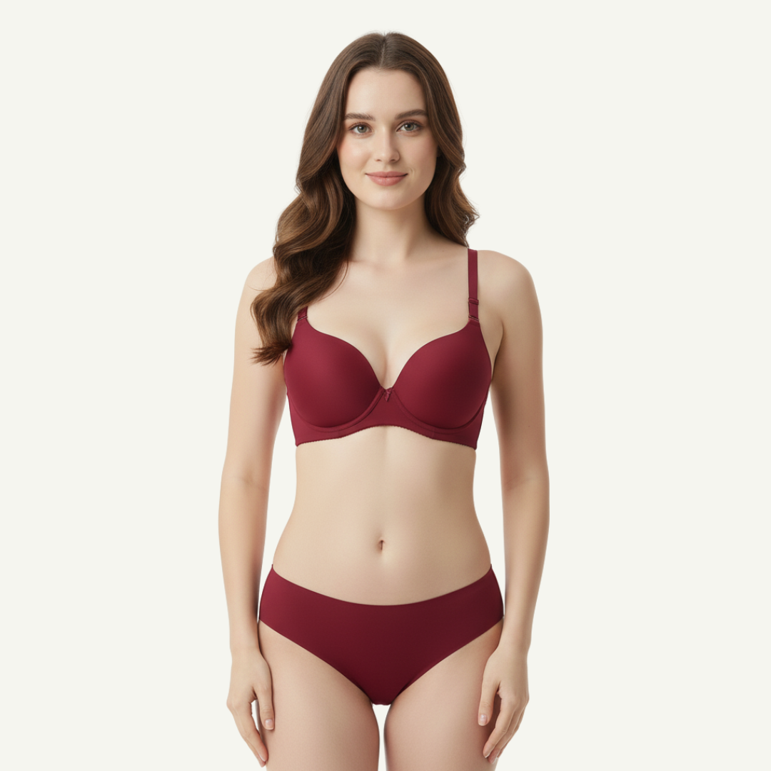 Underwire  Lightly Padded Cotton Bra